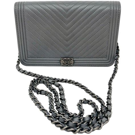 chanel boy worn crossbody|Chanel crossbody wallet on chain.